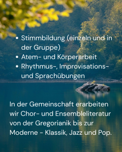 Stimmbildungsseminar mit Lorenz Miehlich - Inhalte